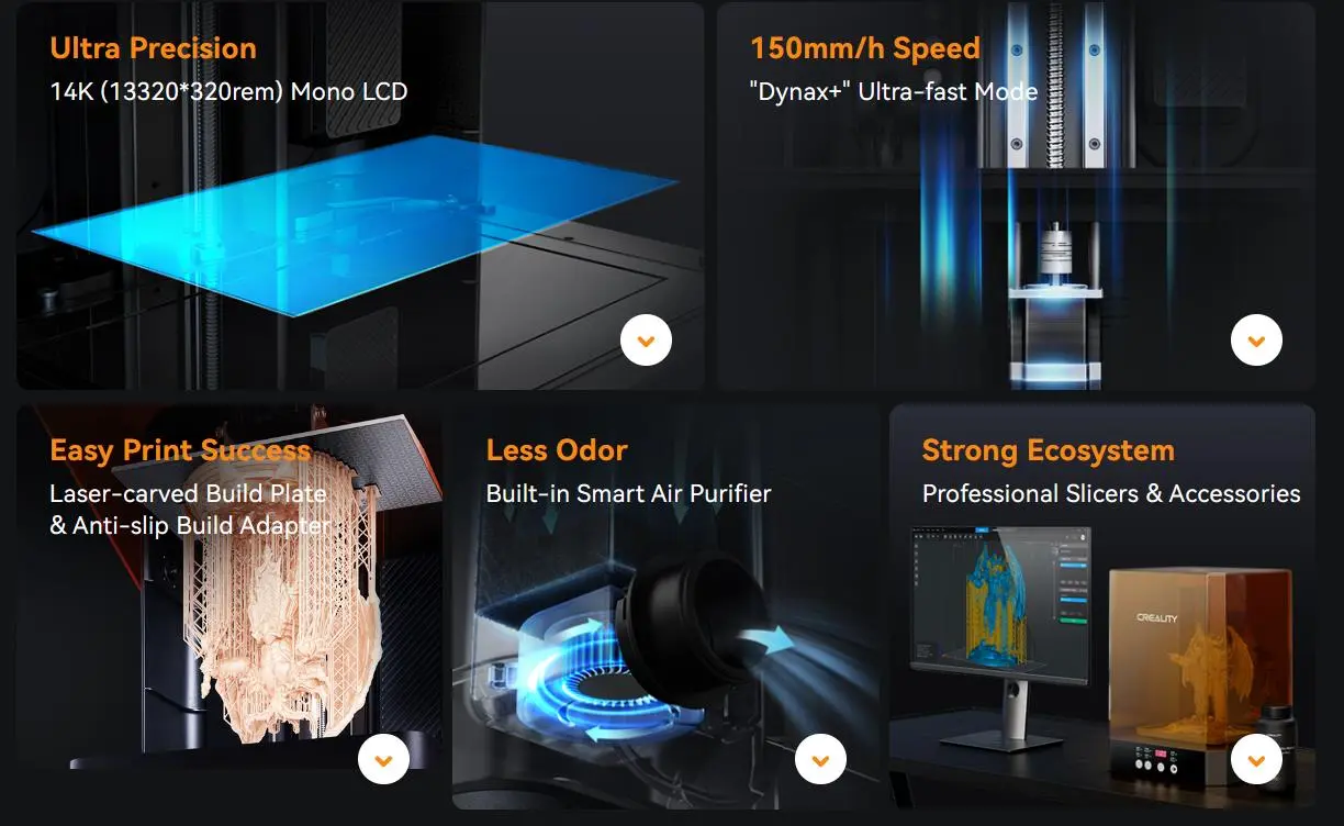 Creality HALOT-MAGE S 14K Resin 3D Printer