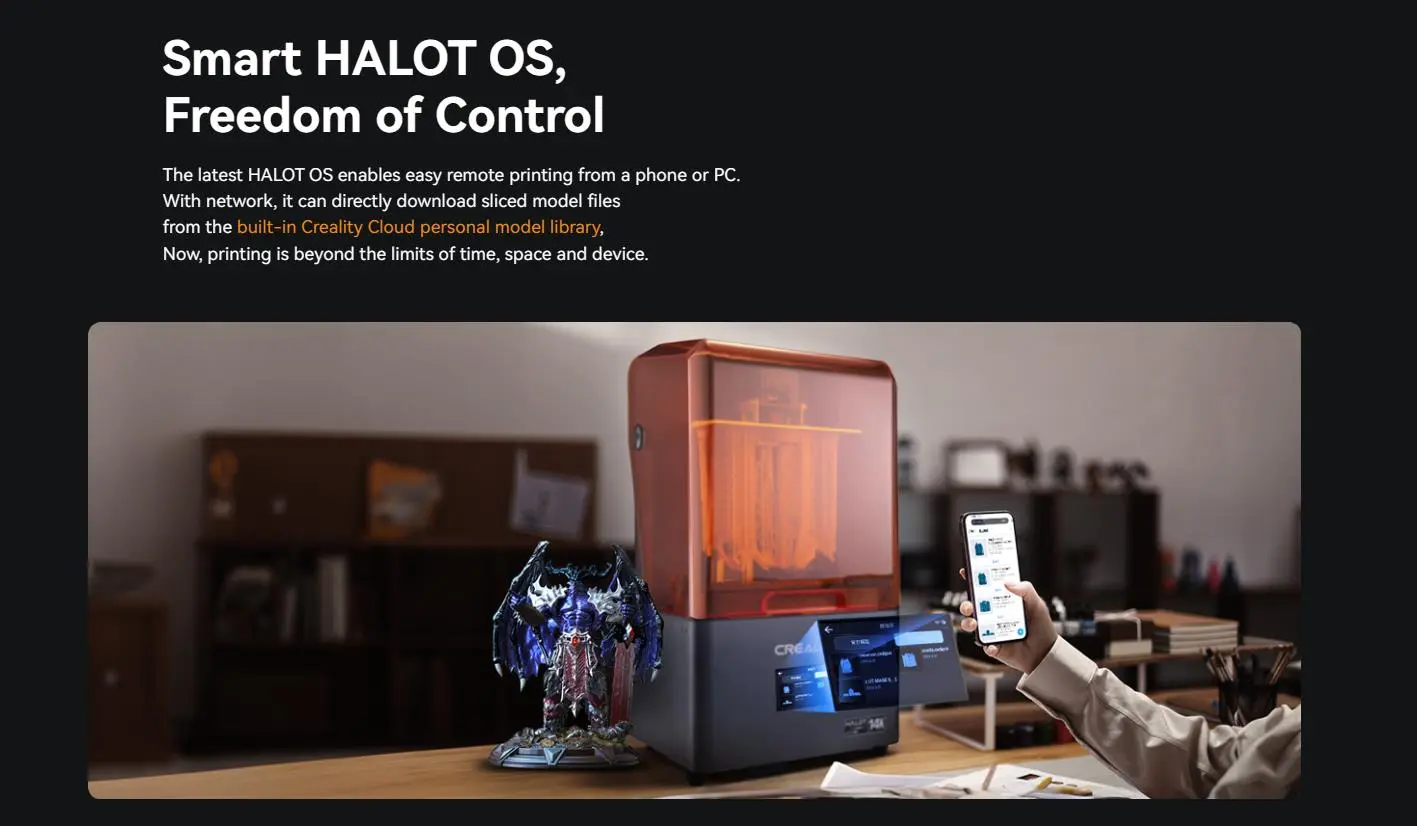 Creality HALOT-MAGE S 14K Resin 3D Printer