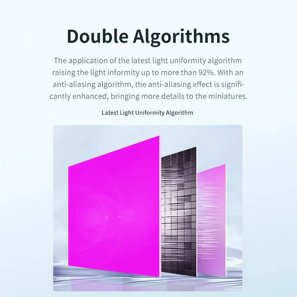 ANYCUBIC Photon D2 Resin 3D Printer Upgraded Printing Size 5.1'' x2.9'' x 6.5'' DLP 3D Printer with High Precision