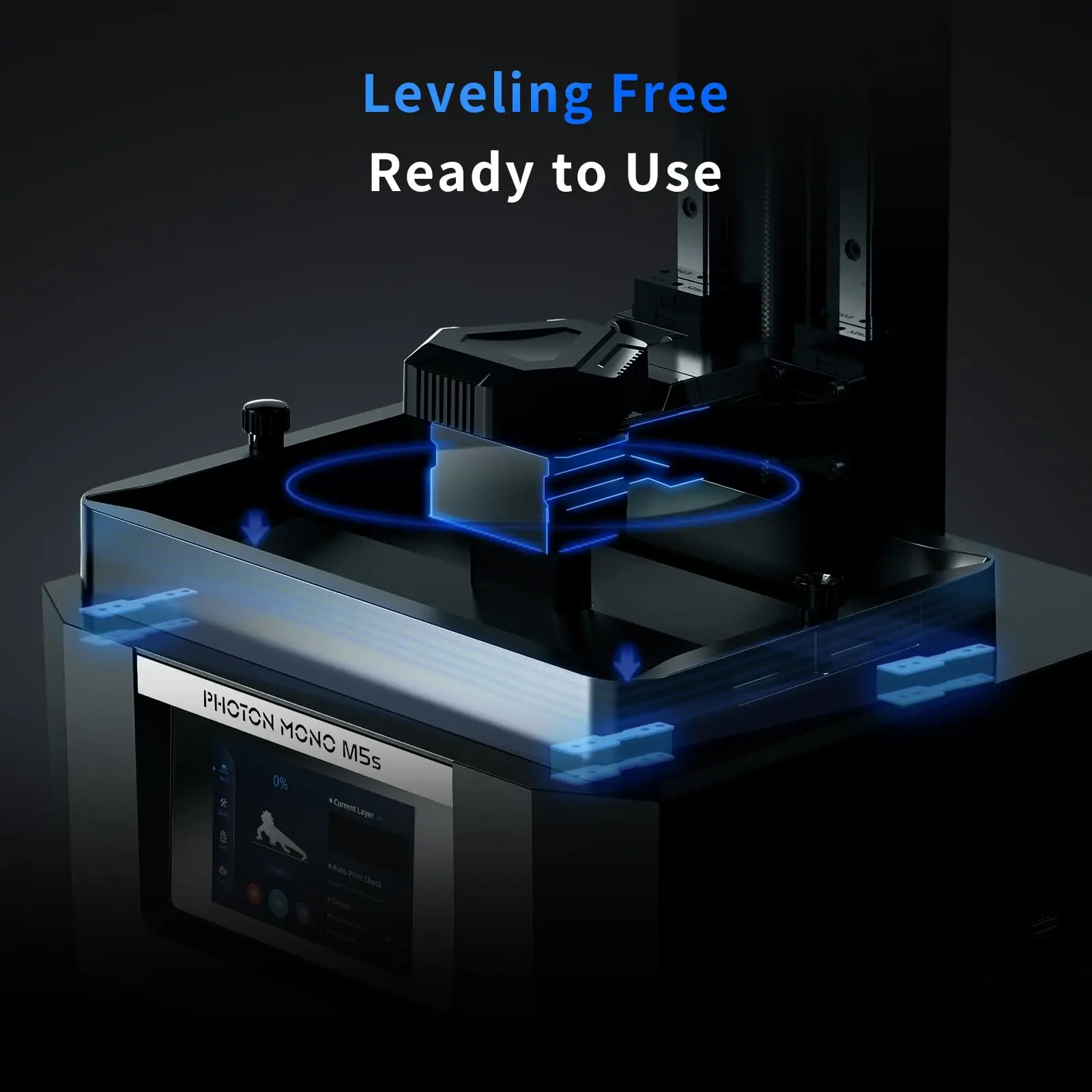 Anycubic Photon Mono M5s 10.1 in Plastic Vat with Pre-Installed ACF Film, Black