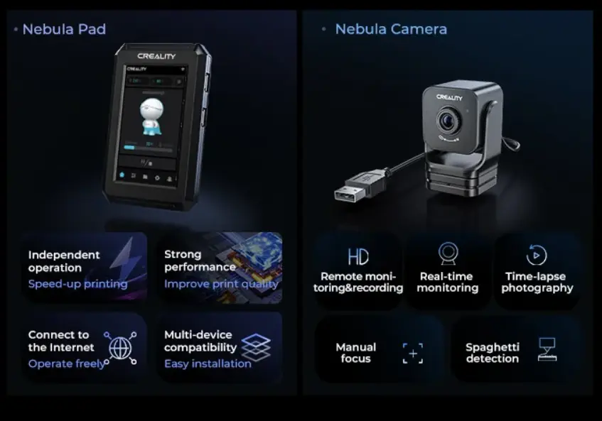 Creality Nebula Smart Kit Remote Patient Monitoring Devices for 3D Printing Process