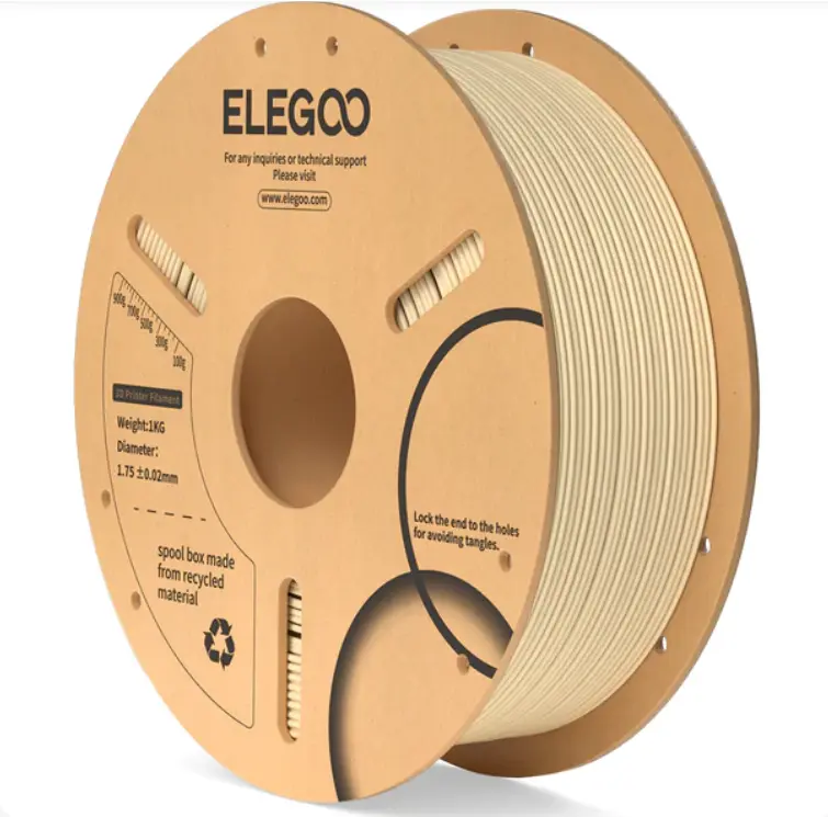 High precision Strong toughness Elegoo PLA Filament Bulk 3D Printer Filament1.75mm Colored 1KG