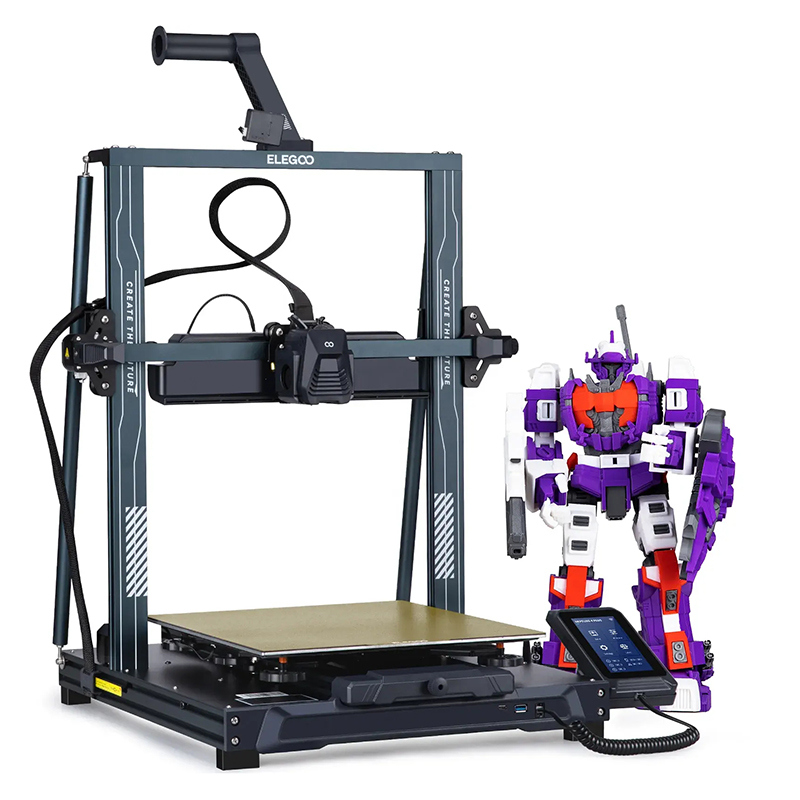 ELEGOO Neptune 4 Plus FDM 3D Printer, 500mm/s H...