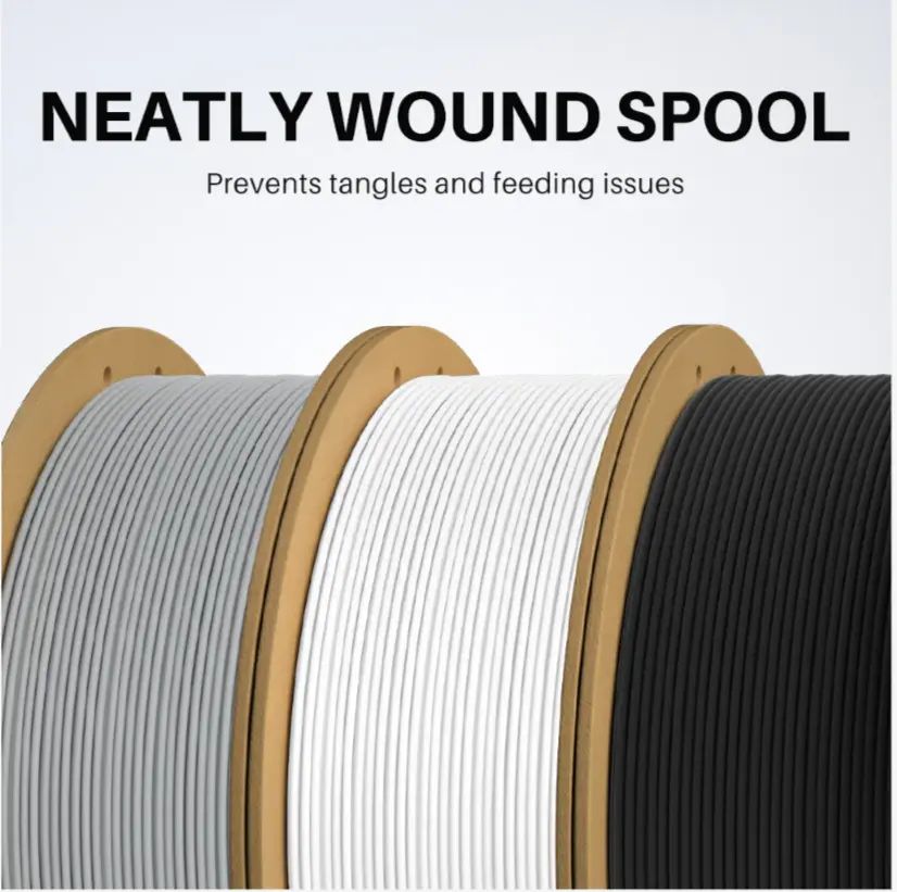 ELEGOO MATTE PLA Filament color  ,High Reliability ,High Compatibility,Accurate & Consistent Dimension