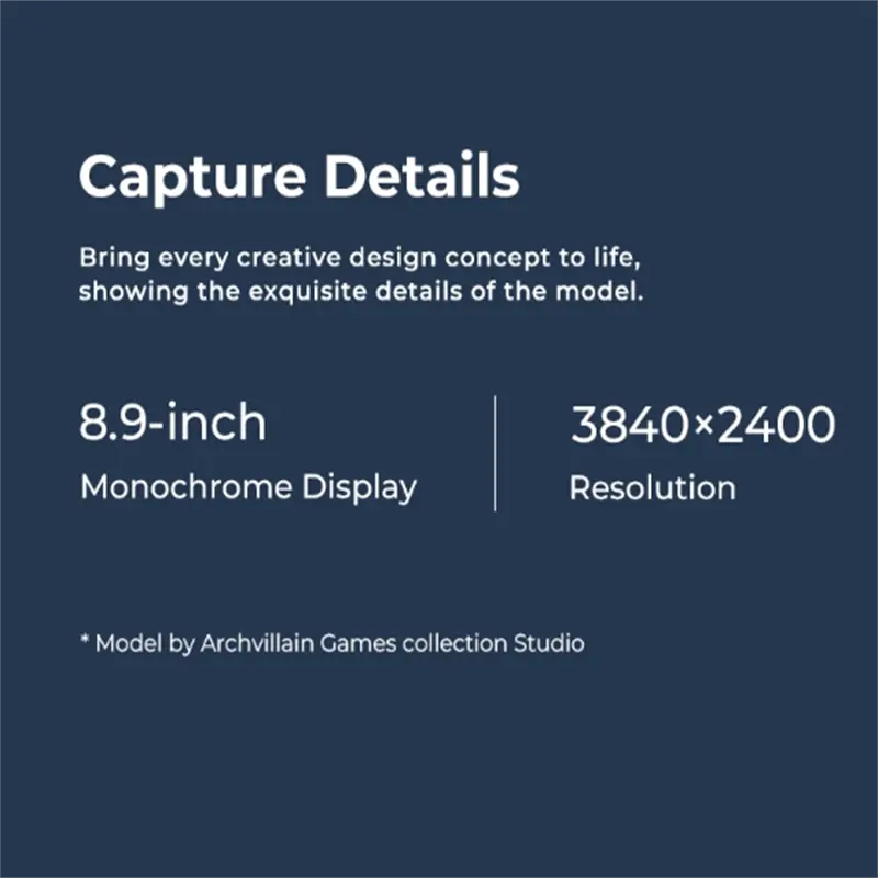 Creality Resin 3D Printer Halot Lite 8.9" Mono LCD Scree 4K Resin Printers