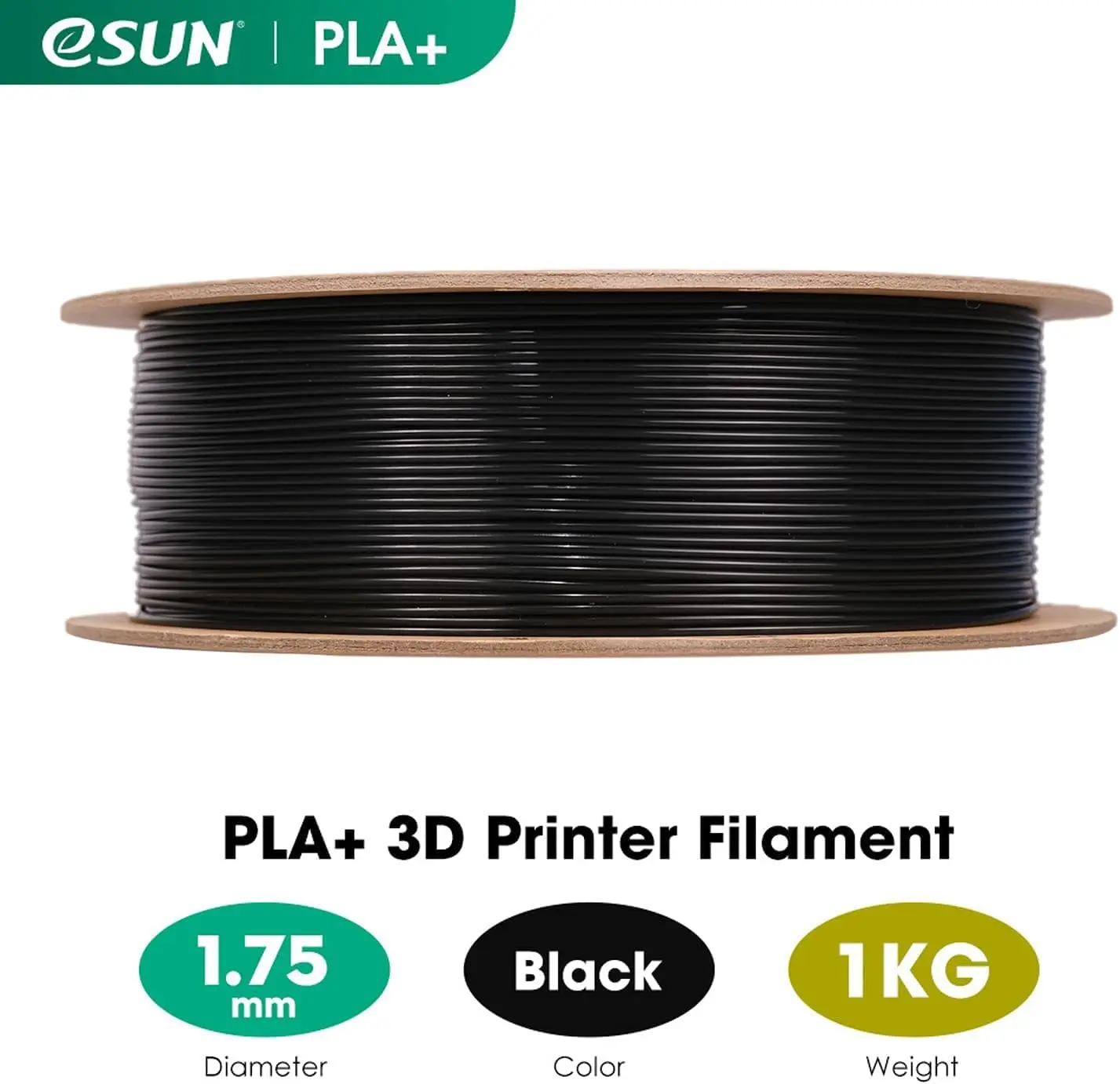 eSUN PLA+ Filament 1KG 3D Printer Filament for FDM 3D Printers