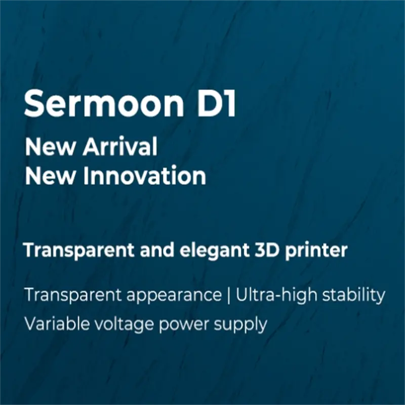 Creality Sermoon D1 High Precision Enclosed 3D Printer Machine Silent Mainboard 4.3 Inch Color Touchscreen