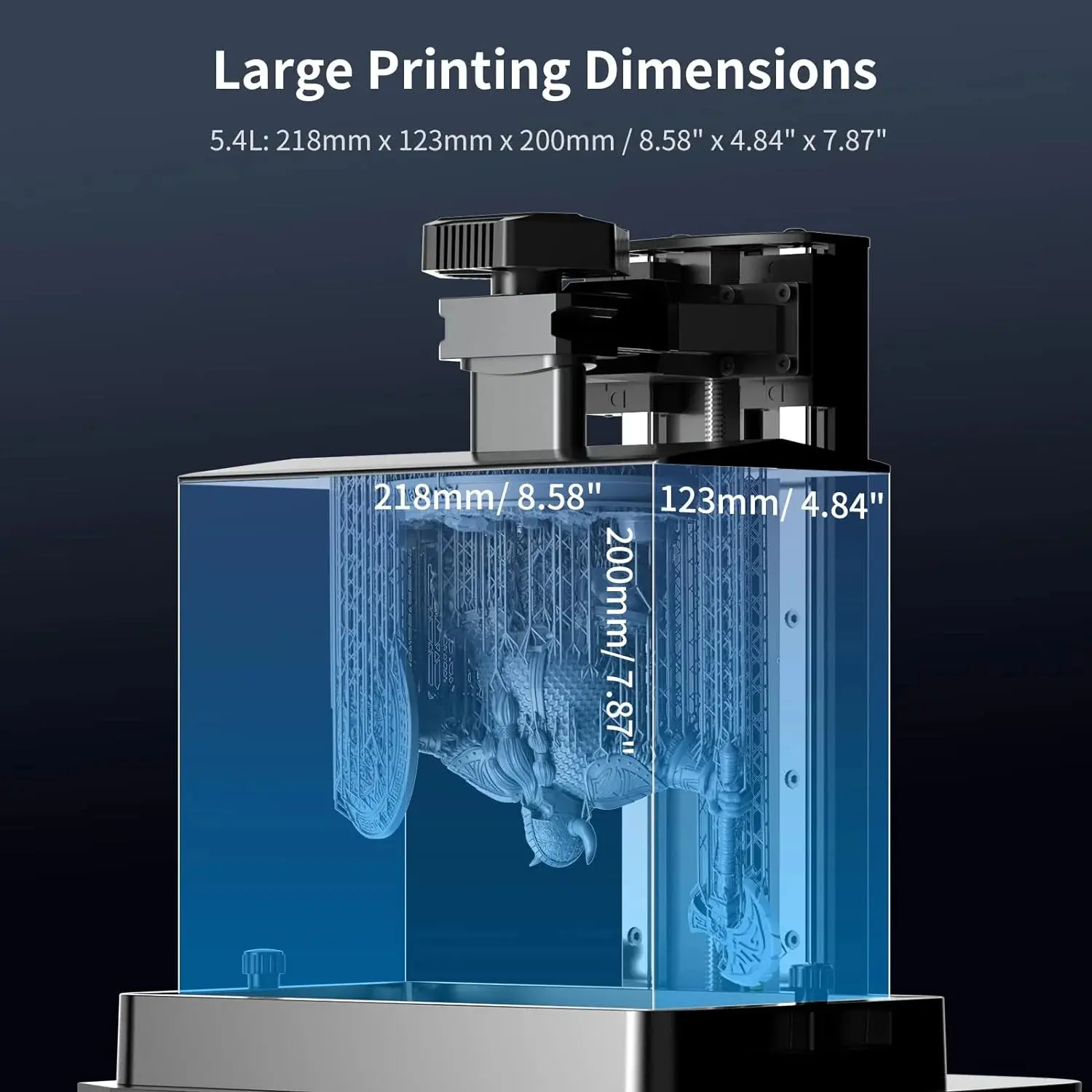 Anycubic Photon Mono M5 Printing Size of 7.87'' x 8.58'' x 4.84'' 12K Resin 3D Printer with 10.1'' HD Monochrome Screen