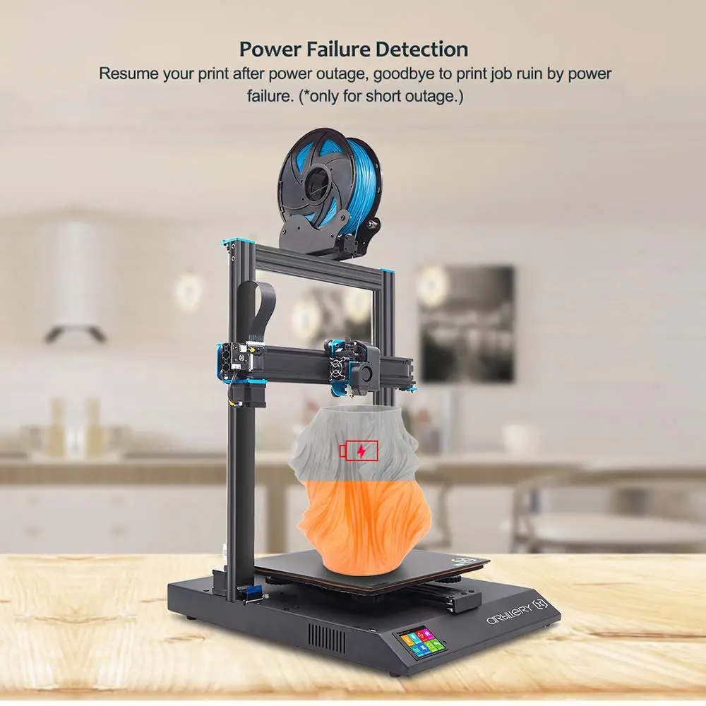 Artillery Sidewinder X1 3D Printer  Reset Button Dual Z Axis Ultra-Quiet Printing Runout Detection & Recovery