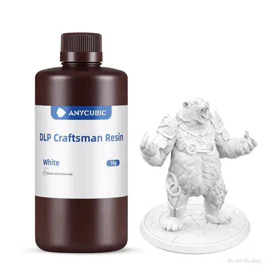 ANYCUBIC  DLP Craftsman Resin  multiple color,High Precision and Fast Curing Craftsman Resin for DLP LCD SLA 3D Printing
