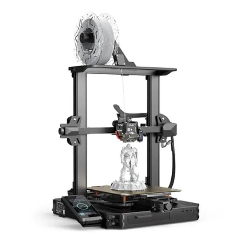 Official Creality Ender 3 S1 Pro 3D Printer High-Temp Nozzle Sprite Full Metal Extruder with CR Touch Auto Leveling Size