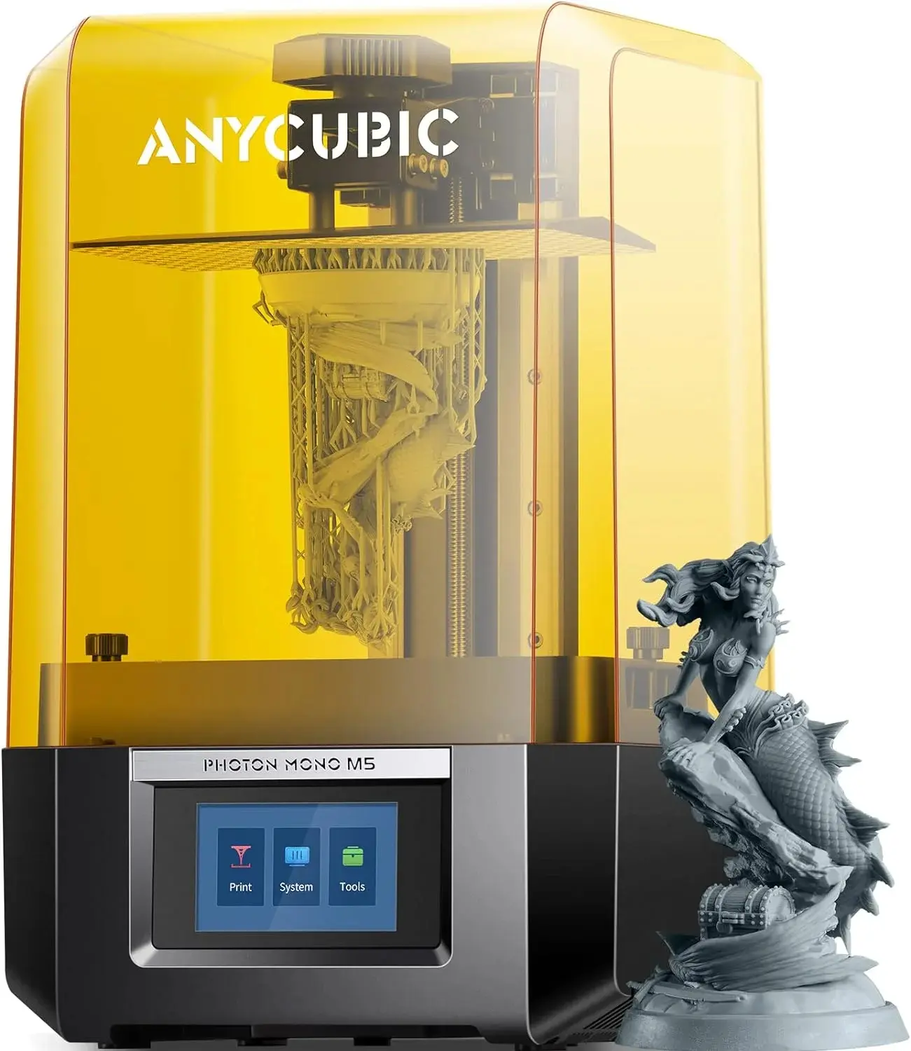 Anycubic Photon Mono M5 Printing Size of 7.87'' x 8.58'' x 4.84'' 12K Resin 3D Printer with 10.1'' HD Monochrome Screen
