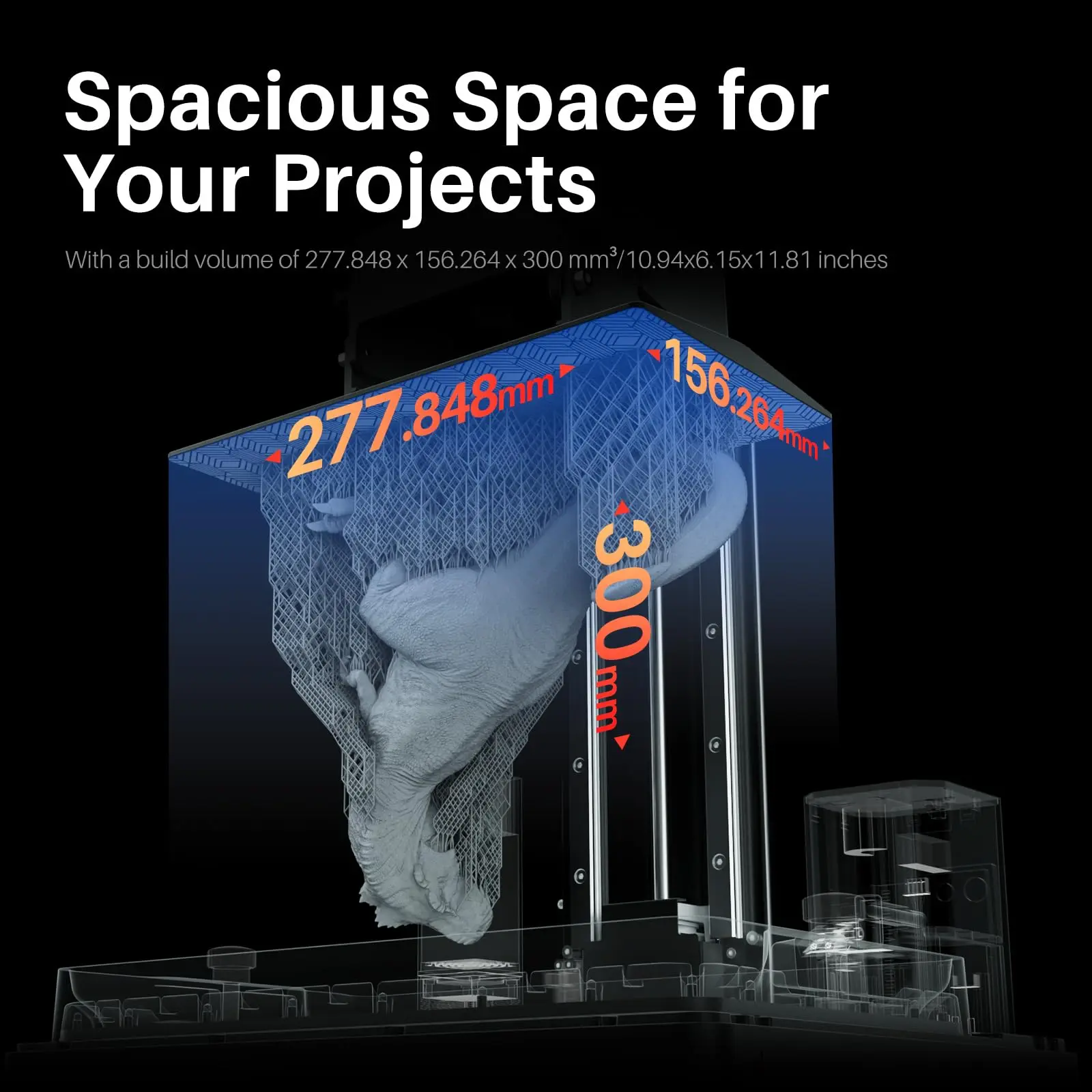 ELEGOO Wholesale Jupiter SE Resin 3D Printer 6K Mono Larger 6K LCD 3D Printer12.8" 6K Mono Larger Print