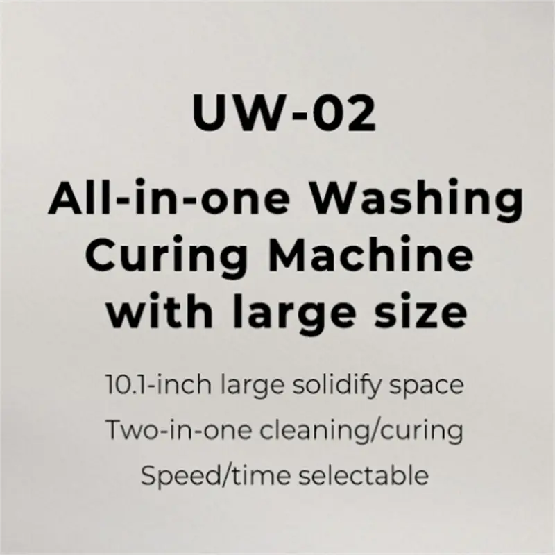 Creality Wash and Cure Station UW 02 Upgraded ,Dual-Band UV Lamp Bead Strip for Resin 3D Printer UV Curing Rotary Box Bucket