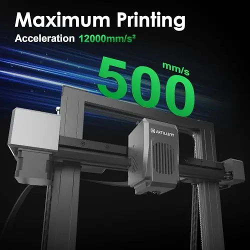 Artillery Sidewinder X4 Pro 3D Printer, Resonance Compensation,FDM WiFi Printer with Auto Leveling Resonance Compensation