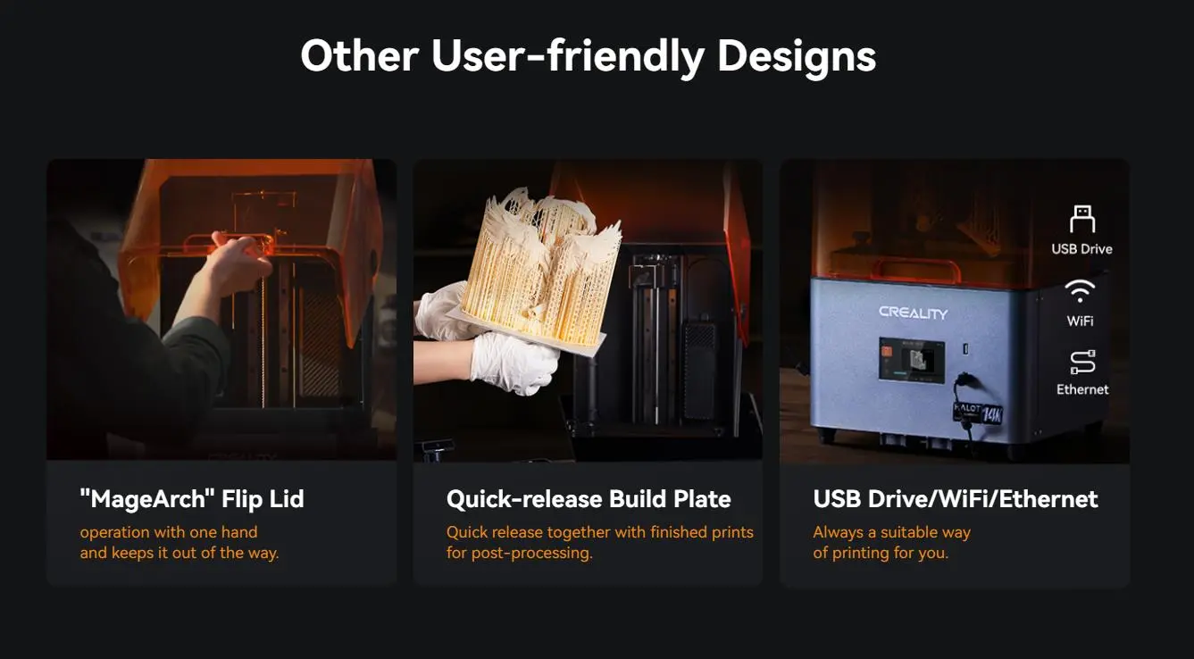 Creality HALOT-MAGE S 14K Resin 3D Printer