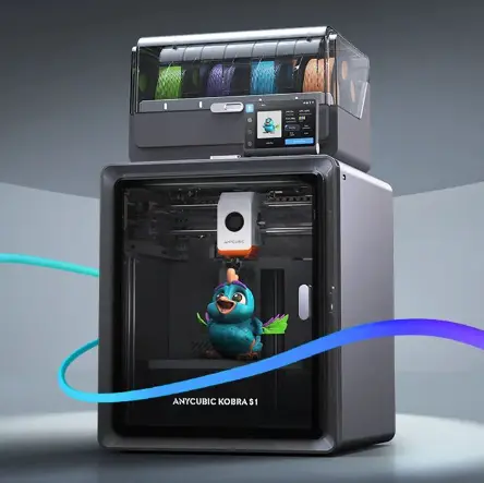 Anycubic's New Product Kobra S1 Comboo with 8 eight colors