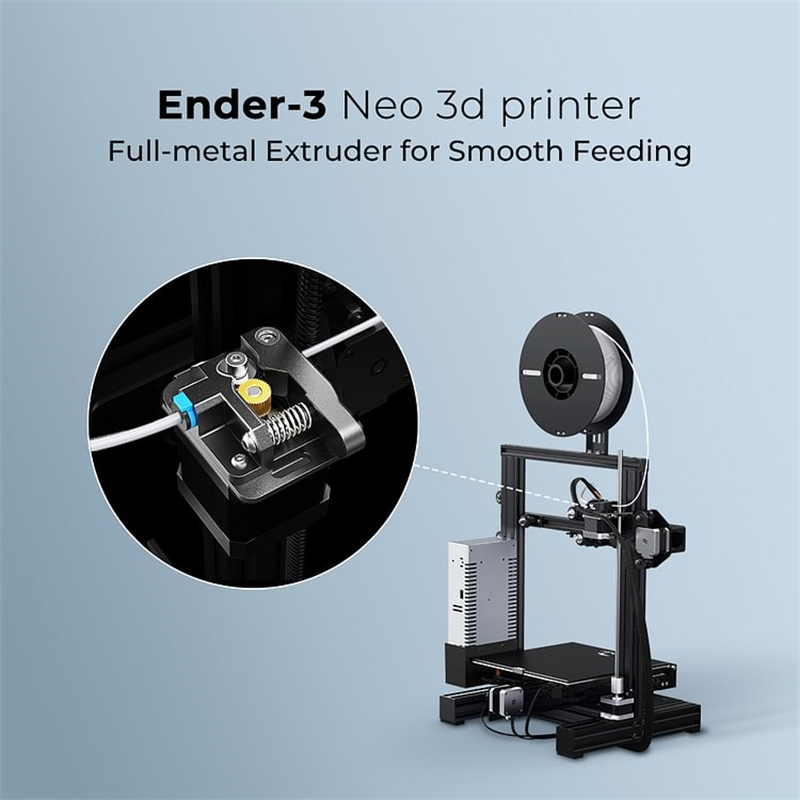 Official Creality Ender 3 neo 3D Printer with Resume Printing Function CR Touch Auto-Leveling and Carborundum Glass Printing Platform