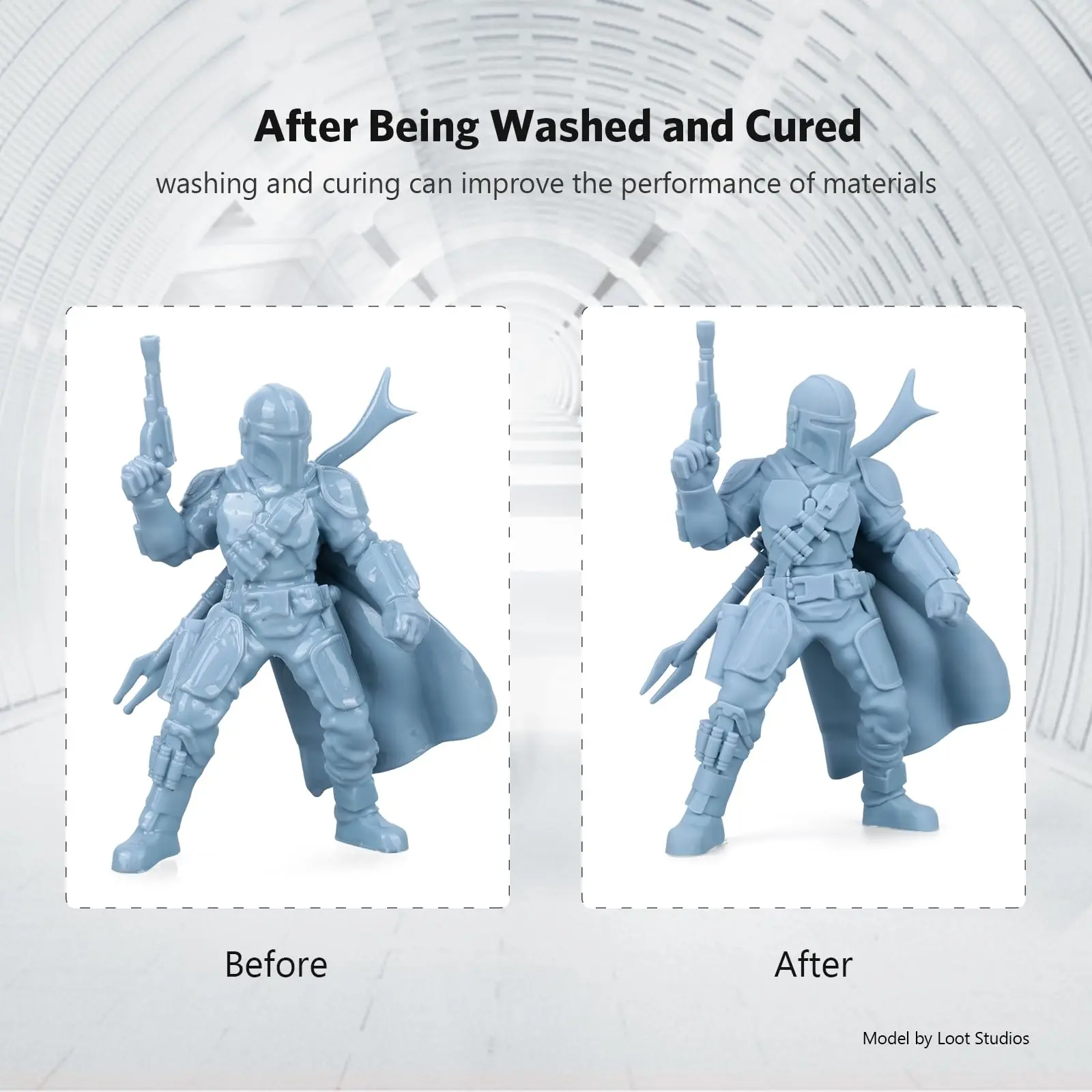 ELEGOO Mercury XS Bundle with Separate Wash and Cure Station for Large Resin 3D Printed Models,  with a Handheld UV Lamp,Compatible with Saturn and Mars LCD 3D Printers,