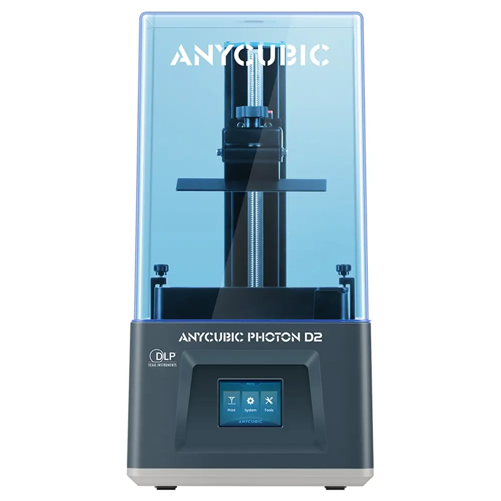 ANYCUBIC Photon D2 Resin 3D Printer Upgraded Printing Size 5.1'' x2.9'' x 6.5'' DLP 3D Printer with High Precision