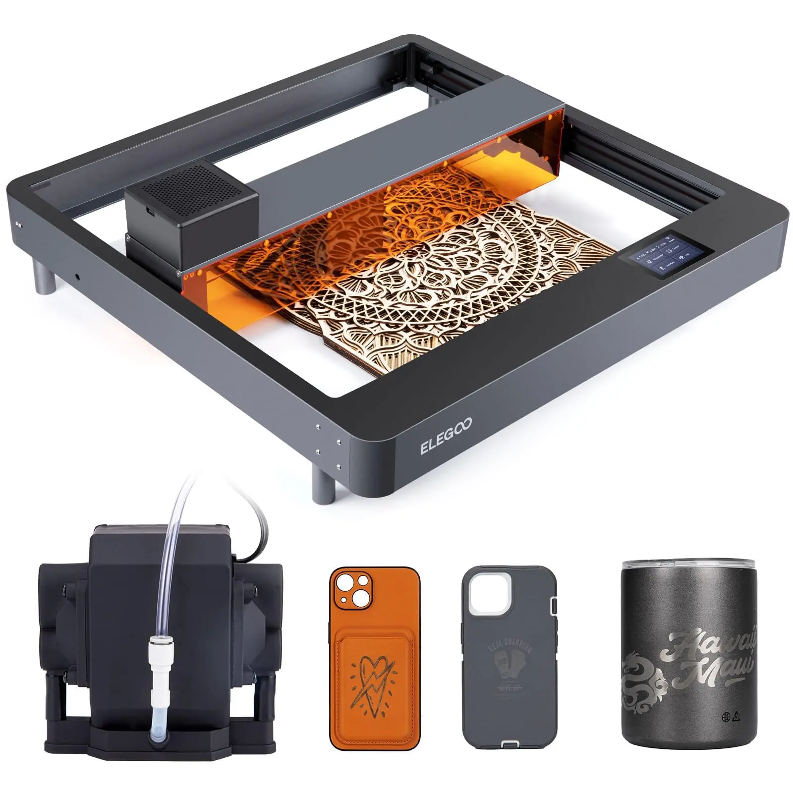 ELEGOO PHECDA 10W Laser Engraver & Cutter with ...