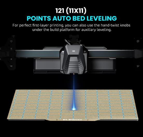 ELEGOO Neptune 4 3D Printer, 500mm/s High-Speed Fast FDM Printer with Klipper Firmware, Auto Leveling and Dual-Gear Direct Extruder, Easy Assembly for Beginners, 8.85x8.85x10.43 Inch Printing Size