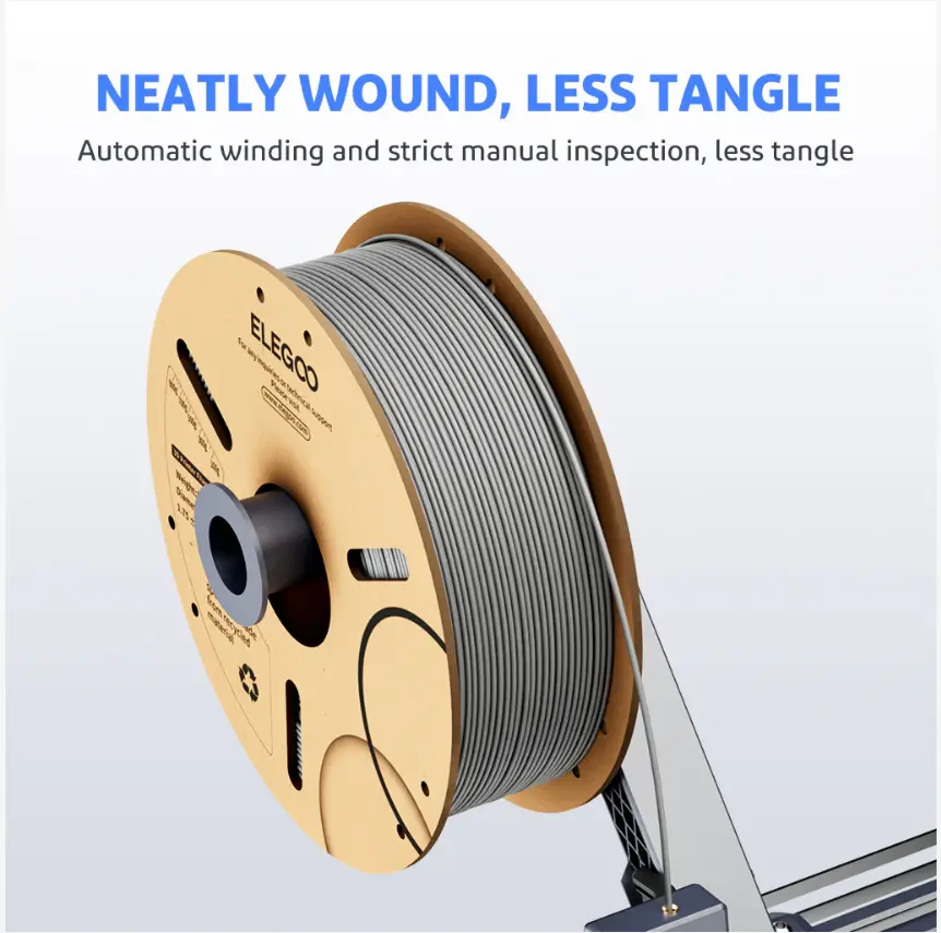 ELEGOO PLA+ Filament 1.75mm Colored PLA+ Tougher and Stronger  ,High Reliability ,Accurate & Consistent Dimension