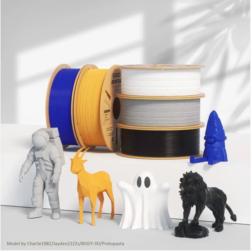 ELEGOO RAPID PLA+ Filament 1.75mm Colored Fast Printing  ,Less-tangle & Neatly Wound,Accurate & Consistent Dimension